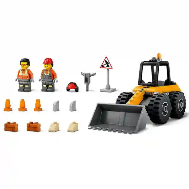 Конструктор LEGO City Желтый строительный колесный погрузчик, арт. 60450