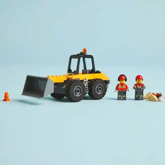 Конструктор LEGO City Желтый строительный колесный погрузчик, арт. 60450