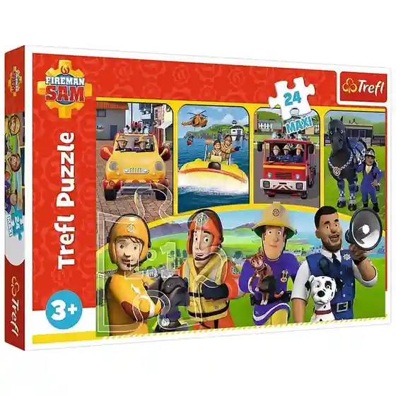 TF Puzzle "24 Maxi" - Tom and Percy on the tracks / Thomas and Friends, cod 61434