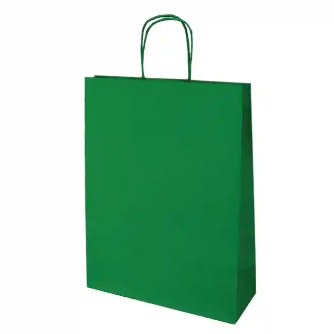 Pungă kraft 22х10х32 cm, verde