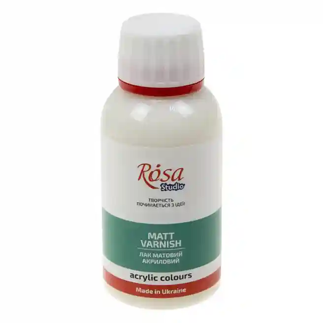 Verniș acrilic mat, 120 ml, ROSA Studio