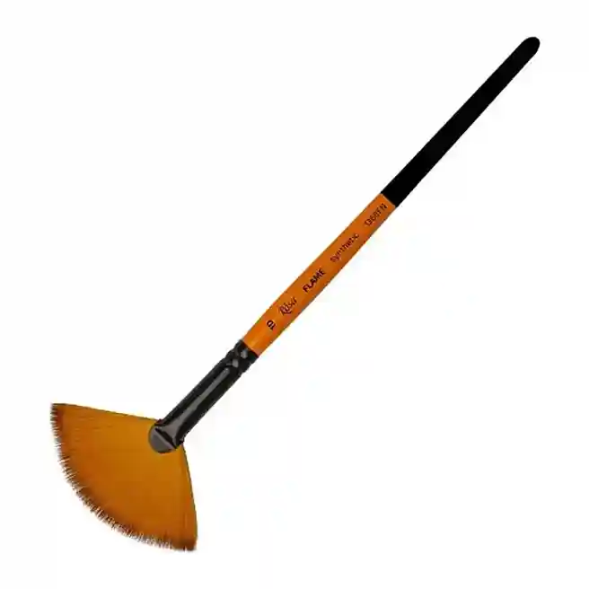 Синтетика веерная, FLAME 1368FN, №10, к.р. кисть ROSA
