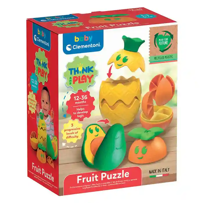 Gândește și joacă – Puzzle cu fructe (17512)