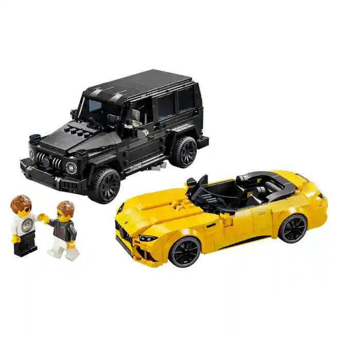 Constructor LEGO Speed Champions Mercedes-AMG G 63 și Mercedes-AMG SL 63, art. 76924