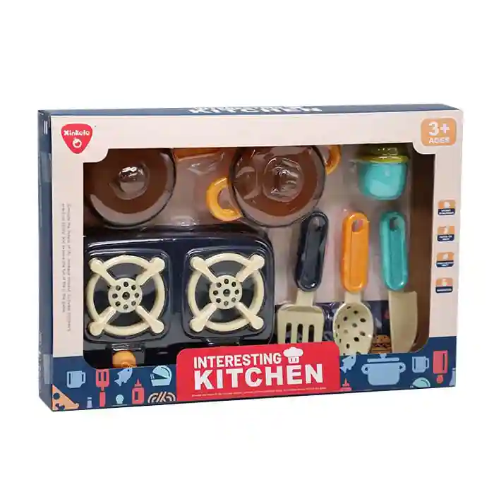 Игровой набор для кухни с конфоркой, код 822121