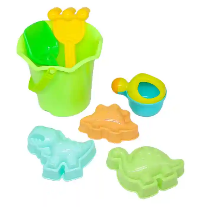 Set pentru nisipiera 7 elemente, verde, cod 822130