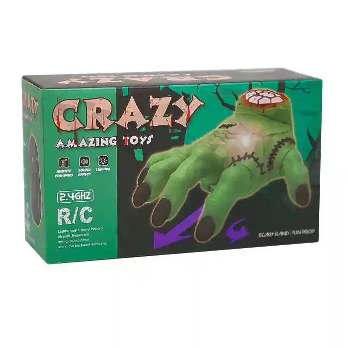 Jucărie mână gigantică cu telecomandă, verde, cod 822084