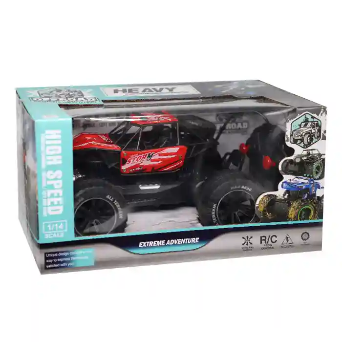 Mașină 1:14 Buggy Off Road cu telecomandă, USB, acum., roșie, cod 822082