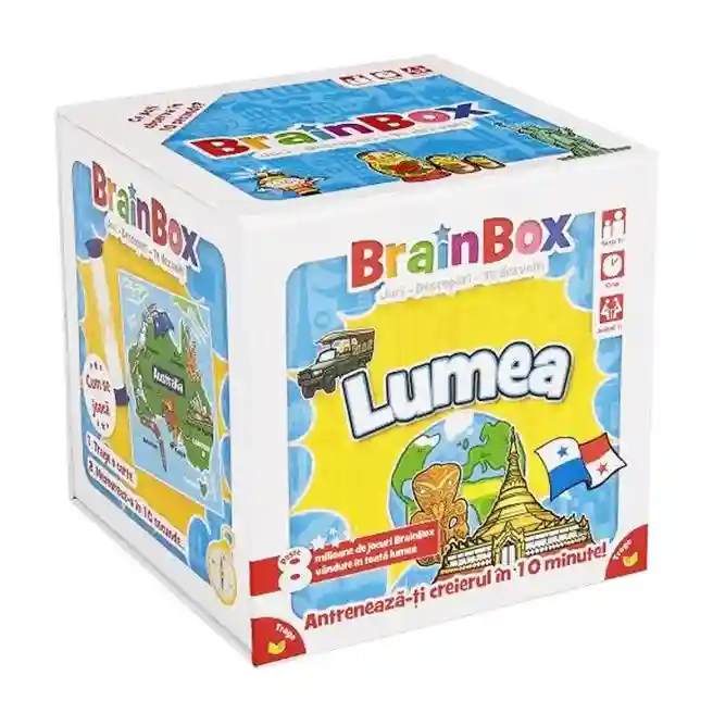 BF Настольная игра "BrainBox. Мир" RO, код 58931