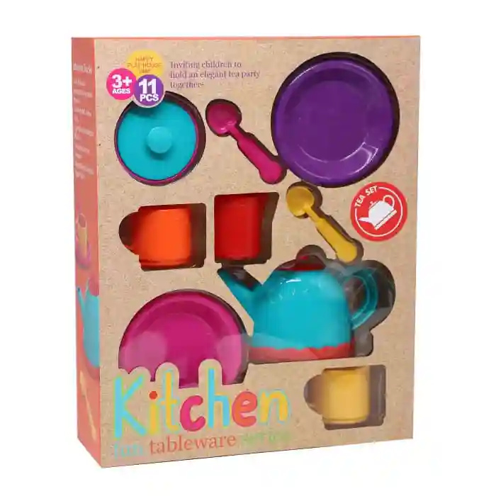 Игровой набор чайный сервиз 11 элементов, код 822136