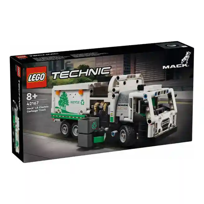 Constructor LEGO Technic Camion electric de gunoi Mack LR, art. 42167