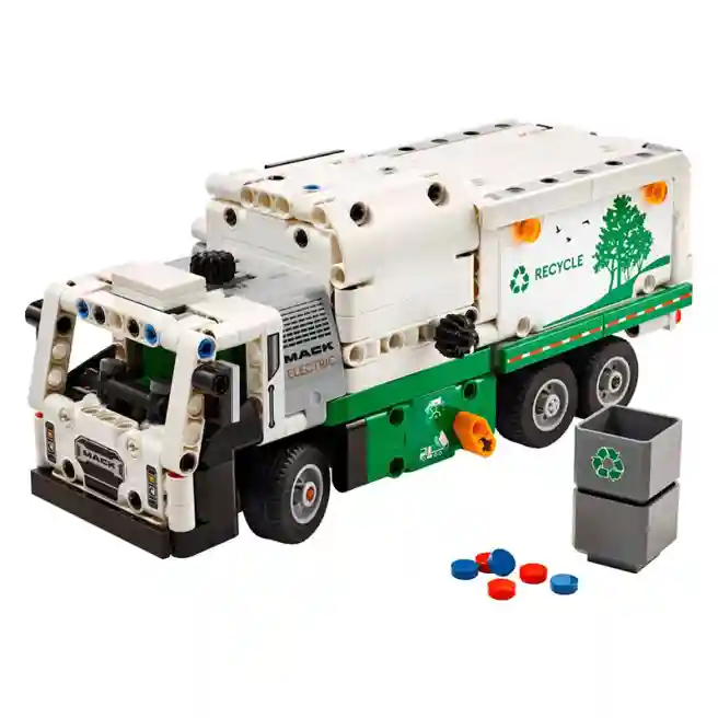 Constructor LEGO Technic Camion electric de gunoi Mack LR, art. 42167