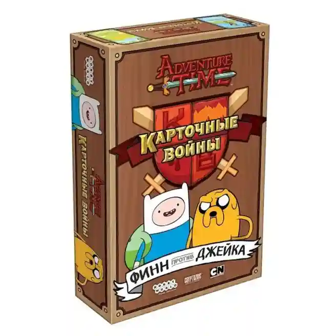 MH Joc de societate "Timpul aventurilor. Razboinicii cartilor: Finn impotriva lui Jake", cod 48445