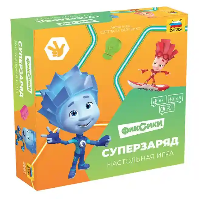 ZVD Настольная игра "Фиксики. Суперзаряд", 8882