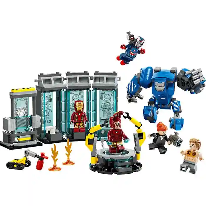 Конструктор LEGO Marvel Лаборатория Железного Человека: Зал Доспехов, арт. 76315