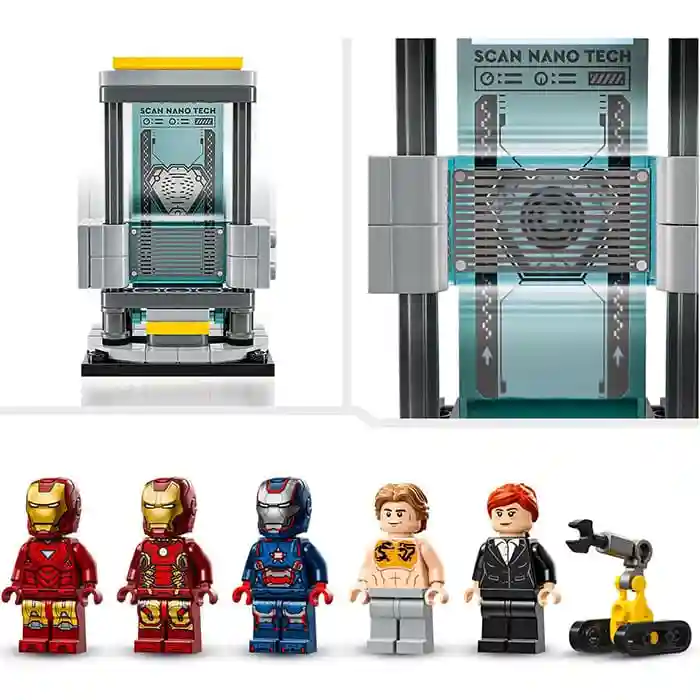 Конструктор LEGO Marvel Лаборатория Железного Человека: Зал Доспехов, арт. 76315