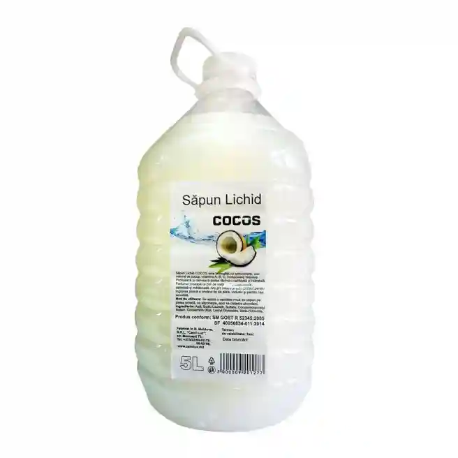 Săpun lichid Melly, 5000 ml, cocos