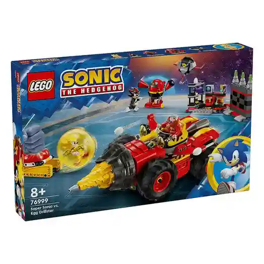 Constructor LEGO Sonic the Hedgehog Super Sonic vs Egg Drillster, art. 76999