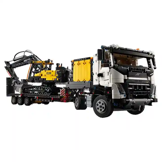 Конструктор LEGO Technic Грузовик Volvo FMX и электрический экскаватор EC230, арт. 42175