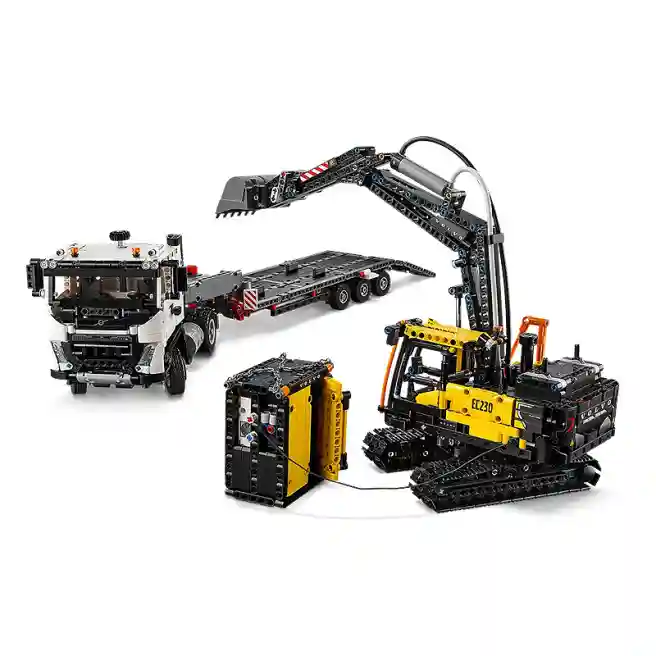 Конструктор LEGO Technic Грузовик Volvo FMX и электрический экскаватор EC230, арт. 42175