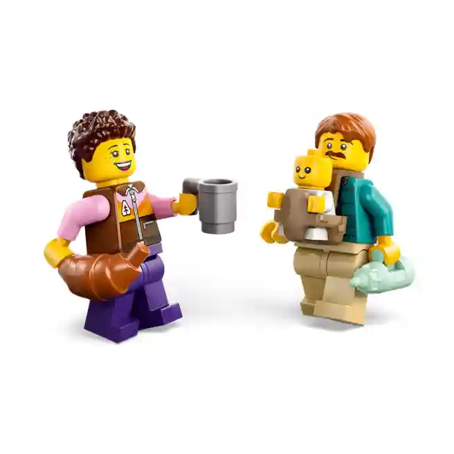 Constructor LEGO City Autocaravană de aventură pentru vacanțe în camping, art. 60454