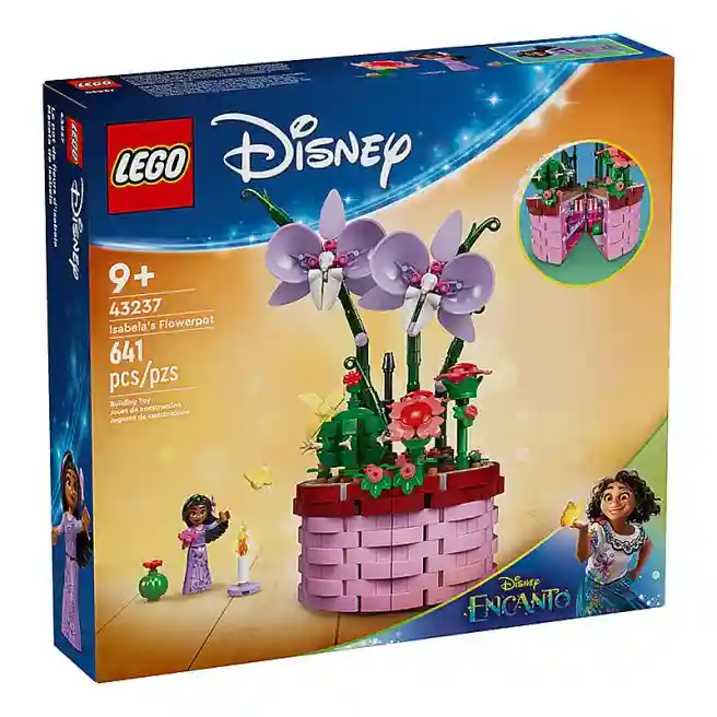 Конструктор LEGO Disney Цветочный горшок Изабелы, арт. 43237