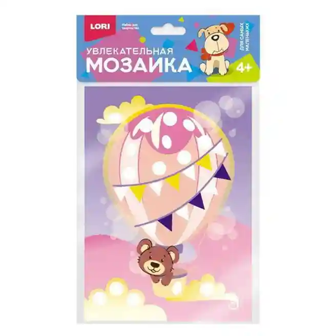 Увлекательная мозаика (набор малый) "Мишка на шаре"