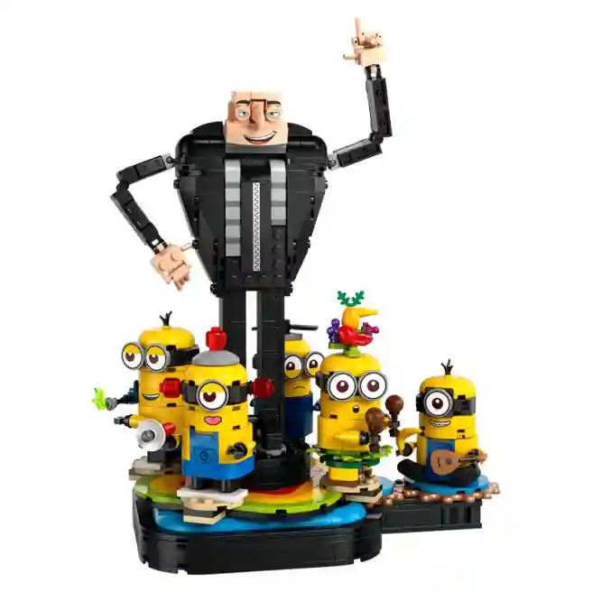 Constructor LEGO Minions Brick Gru și minionii, art. 75582
