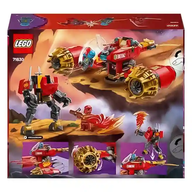 Constructor LEGO Ninjago Călărețul furtunii Kai, art. 71830