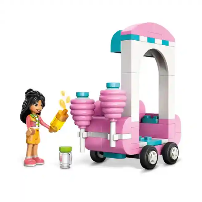 Constructor LEGO Friends Suport de vată de zahăr și scuter, art. 42643