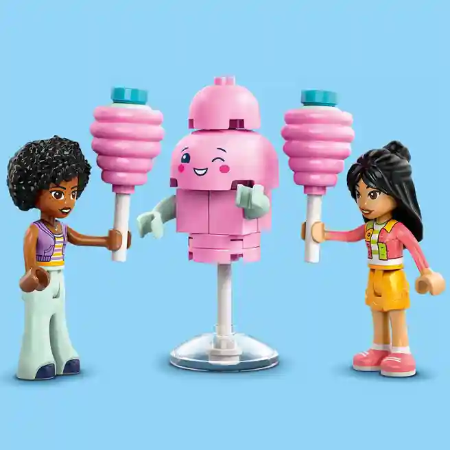 Constructor LEGO Friends Suport de vată de zahăr și scuter, art. 42643