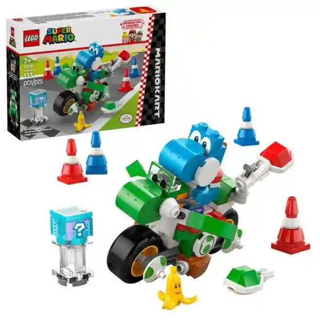 Конструктор LEGO Super Mario Mario Kart Мотоцикл Йоши, арт. 72031
