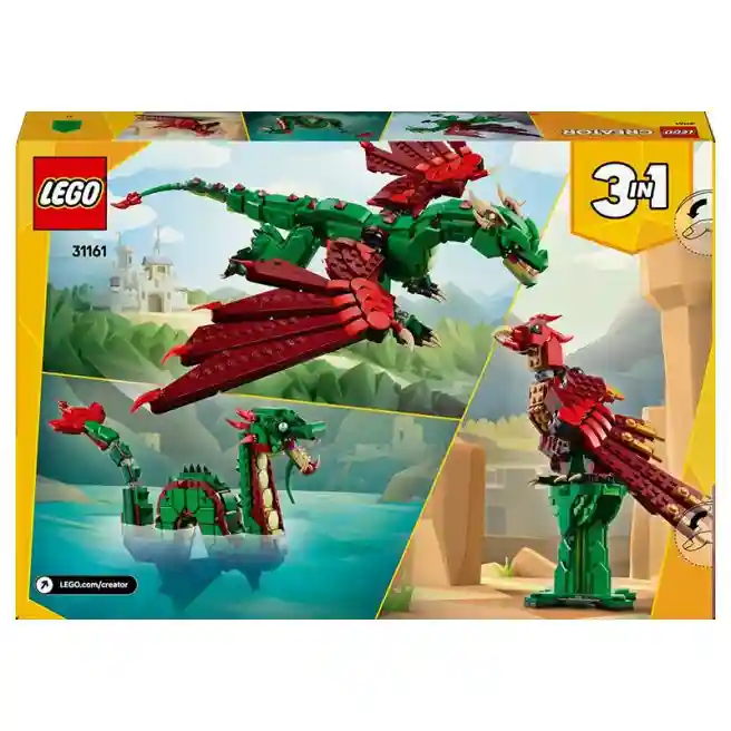 Constructor LEGO Creator Dragon medieval, art. 31161