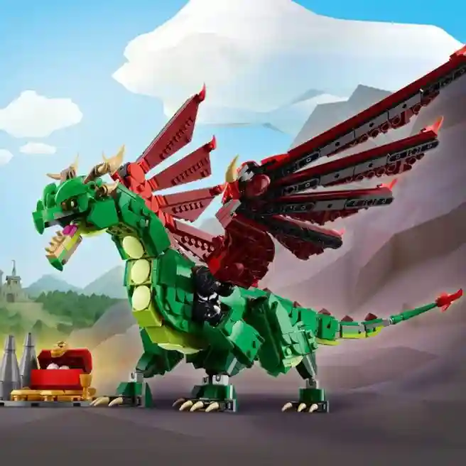 Constructor LEGO Creator Dragon medieval, art. 31161