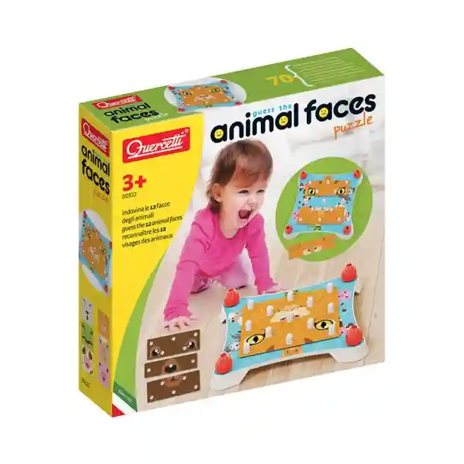 QC Puzzle Creaza animalul Quercetti, cod 58212