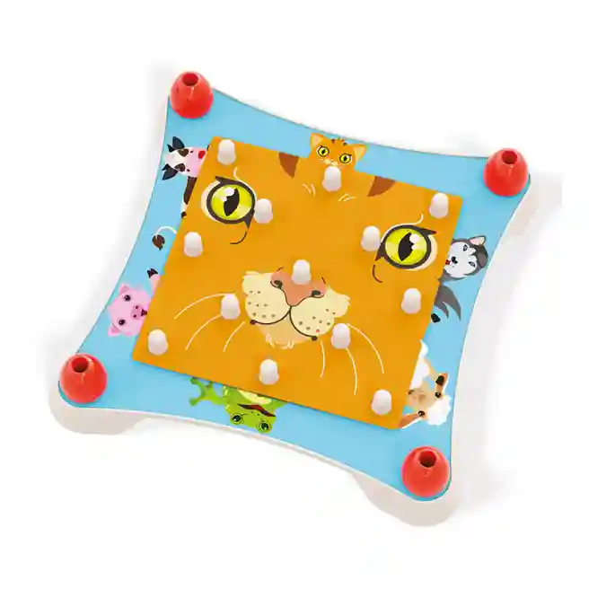 QC Puzzle Creaza animalul Quercetti, cod 58212