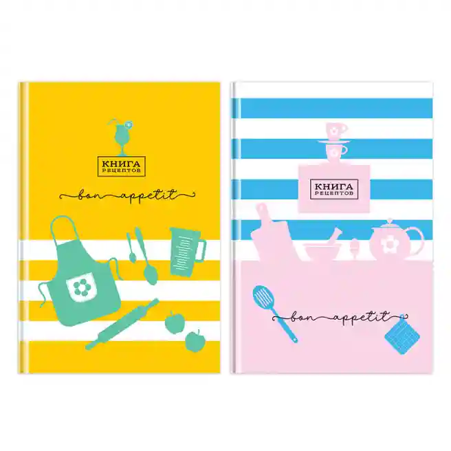 Книга для записи рецептов A5 80л. BG "Магия кухни"