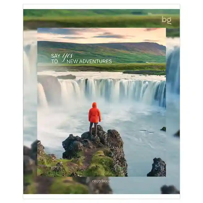 Тетрадь 96 листов, клетка BG "Journey"