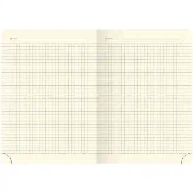 Carnet notițe A6 80 foi Berlingo PU "Fuze", margine colorată, bej