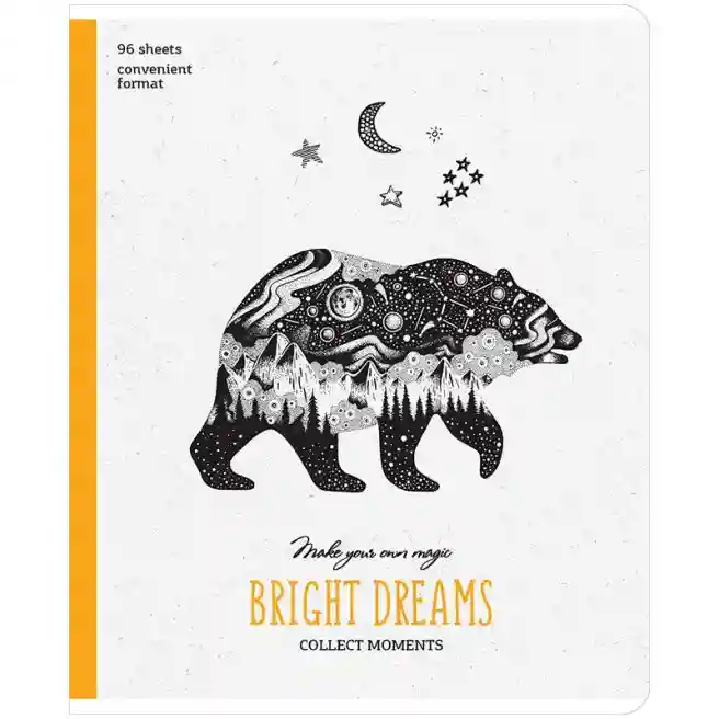 Тетрадь 96 листов клетка ArtSpace "Рисунки. Bright dreams"
