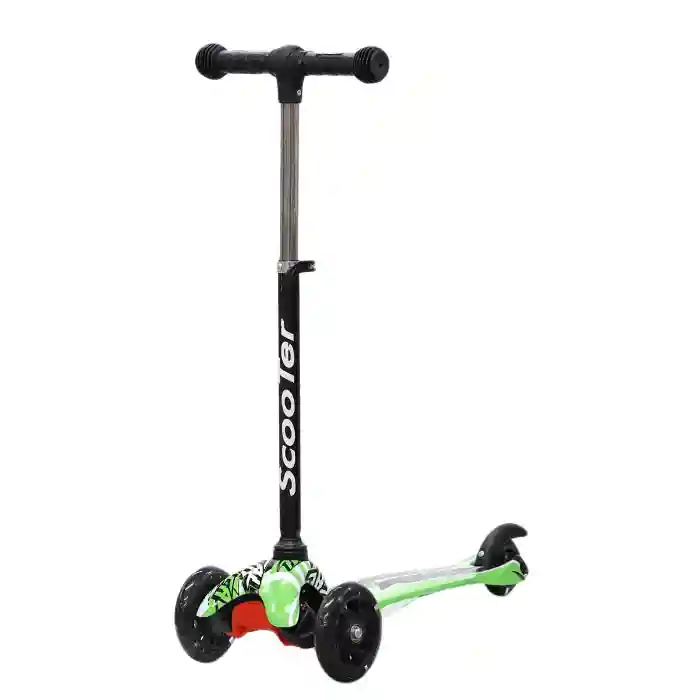 Trotinetă pentru copii, „21 Scooter” cu 3 roți, verde, cod 61526