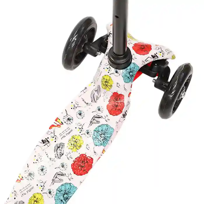 Детский самокат "21 Scooter" c 3-мя колесами, красный, код 61622