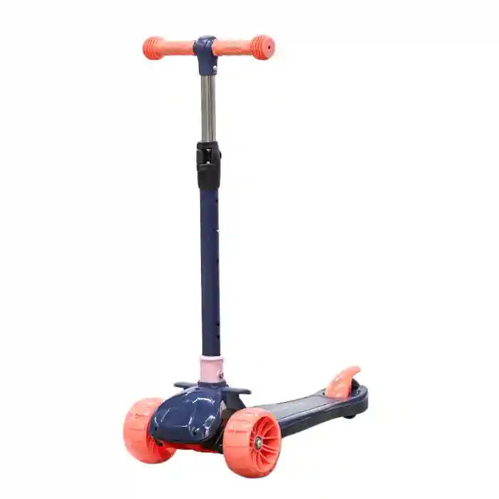 Детский самокат "Scooter" c 3-мя колесами, красный, код 61527