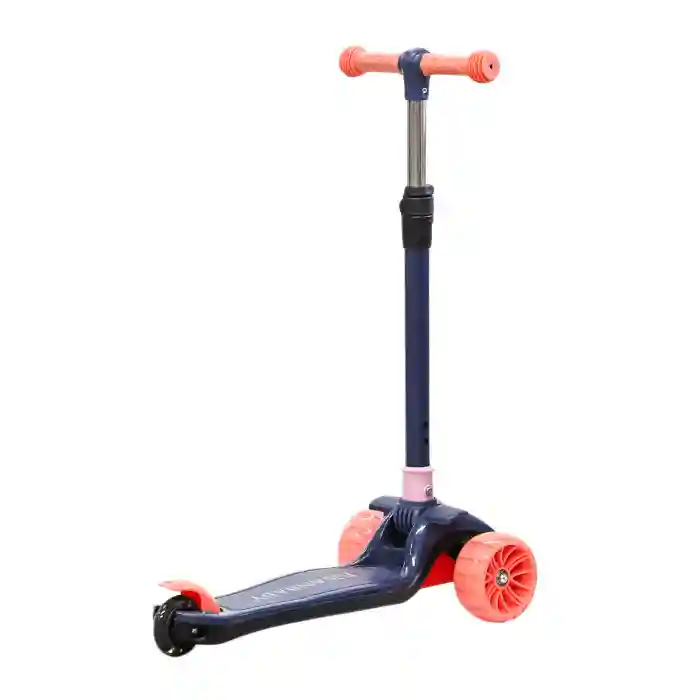 Детский самокат "Scooter" c 3-мя колесами, красный, код 61527