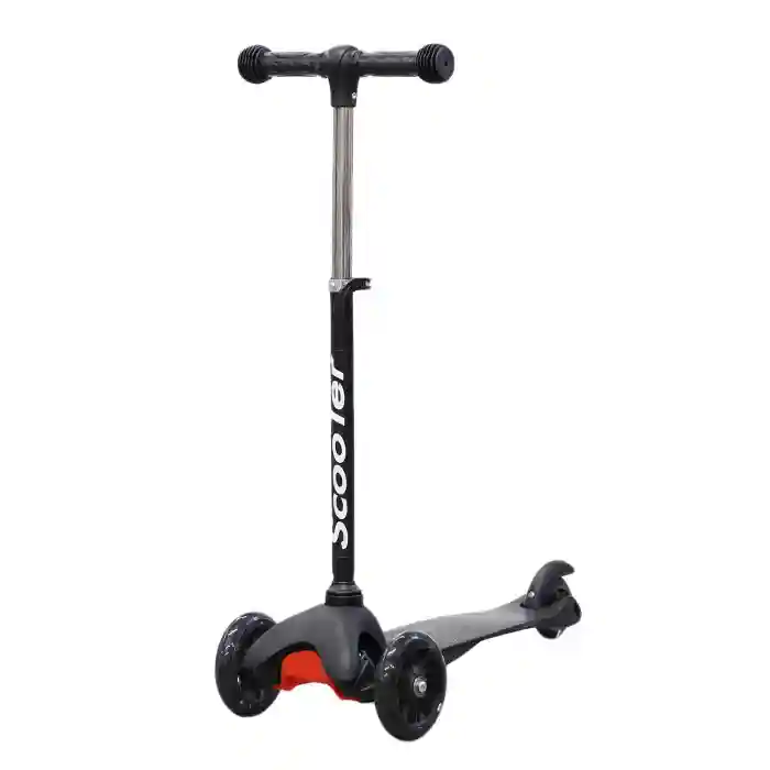 Trotinetă pentru copii, „Scooter” cu 3 roți, negru, cod 61613