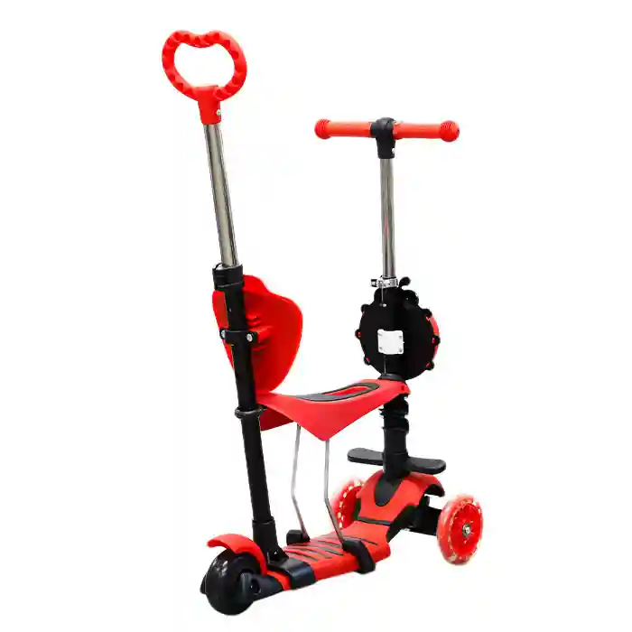 Trotinetă pentru copii roșie, cod 61521