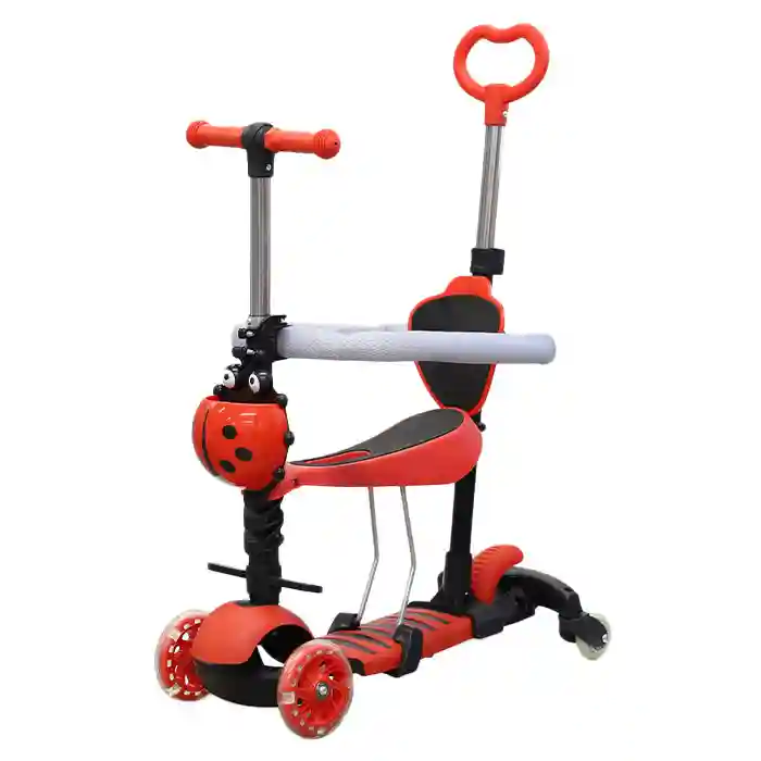 Trotinetă pentru copii 5in1 (roșie), cod 150002