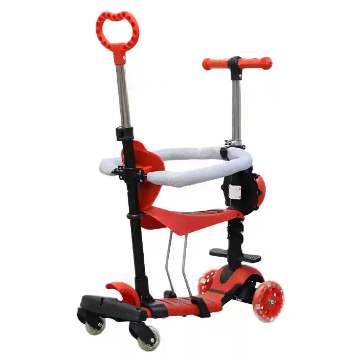 Trotinetă pentru copii 5in1 (roșie), cod 150002