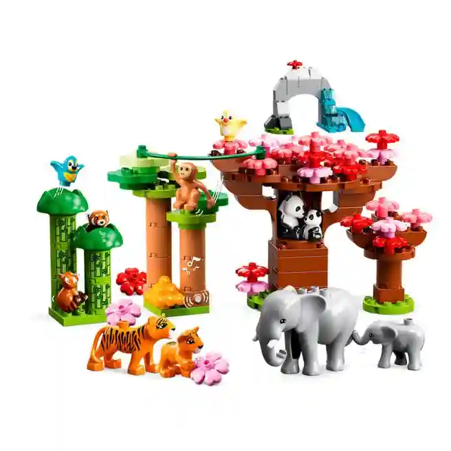 Конструктор  LEGO DUPLO Дикие животные Азии, арт 10974