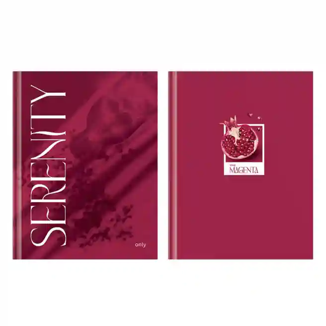 Carnet notițe A5 pătrățele 80 foi BG "Viva magenta", soft-touch